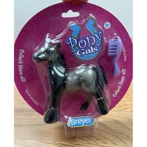 Breyer Pony Gals Emily Horse with Brush Hand-Painted NEW in Package